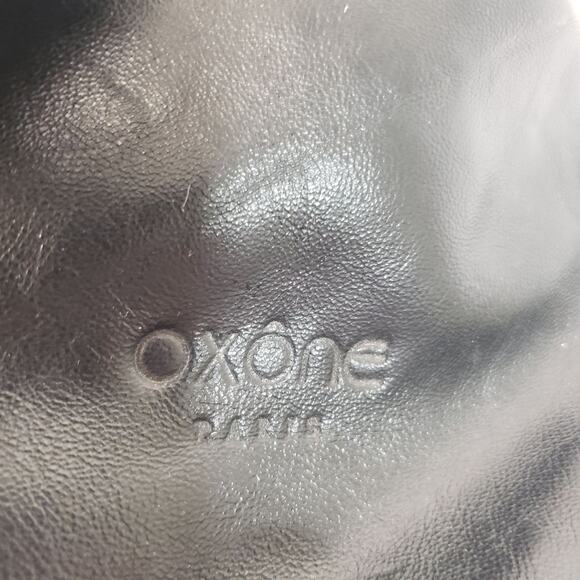 Oxone Paris VINTAGE Rose Embellished Leather Shoulder Drawstring Bucket Bag - Picture 12 of 16